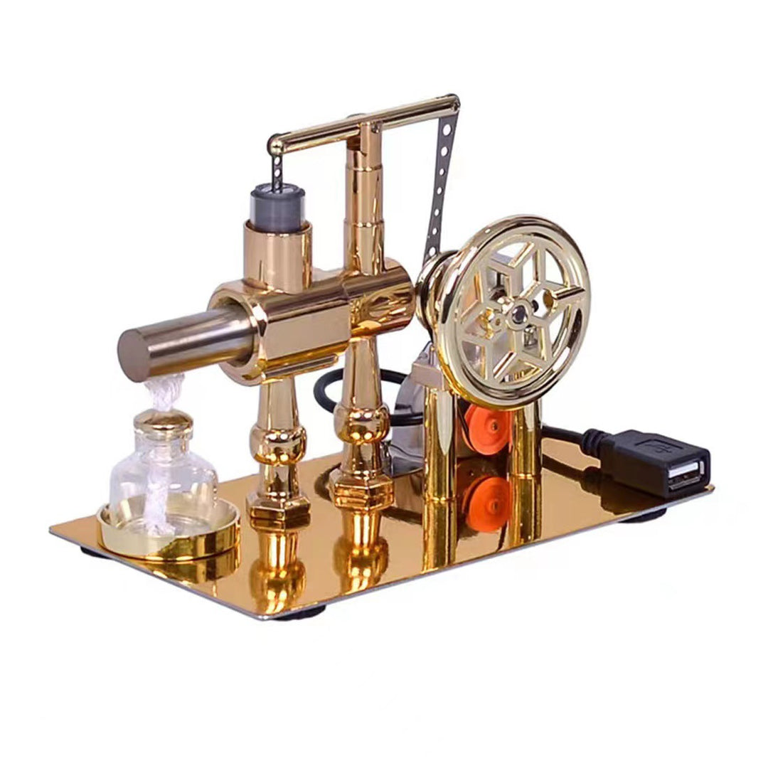 thumbnail video image 2 of ENGINEKIT Stirling Engine Generator Steam Engine Physics Experiments Popular Science Science Making Engine Models, 2 of 7