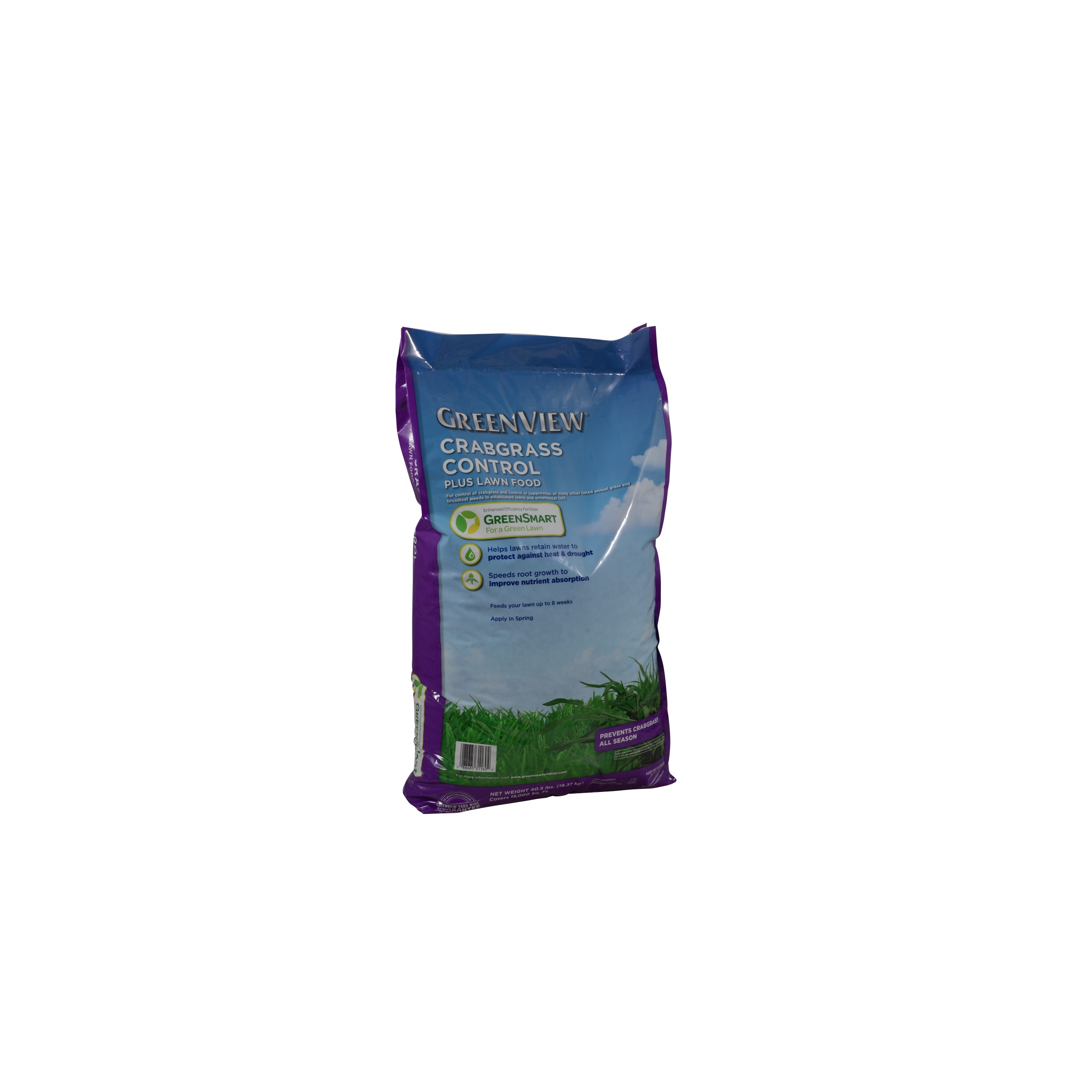 GreenView 40.5 lbs. Crabgrass Control Plus Lawn Food