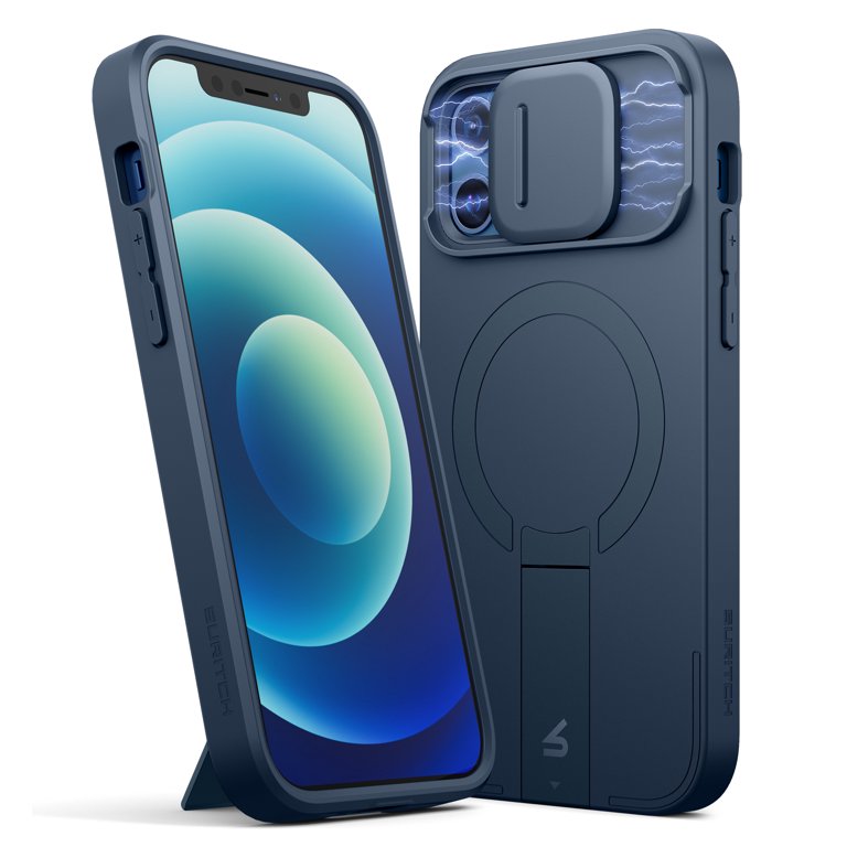 Suritch for iPhone 13 Pro Max/12 Pro Max Case with Slide Camera