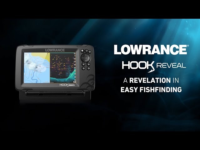 Lowrance Hook Reveal Fish Finder SplitShot With DownScan Ima