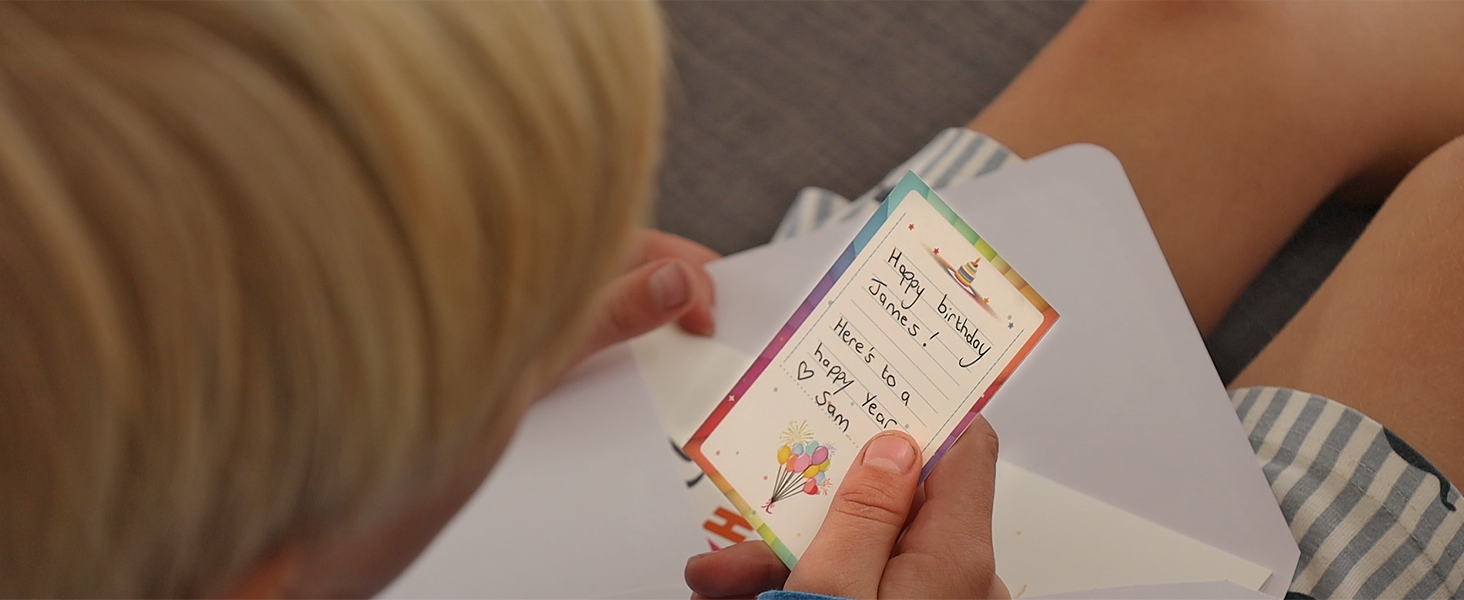 thumbnail video image 2 of Dessie 3D Pop-Up Birthday Card with Blowable LED Light and Fireworks – Musical Greeting Card for Men, Women, Kids, 2 of 3