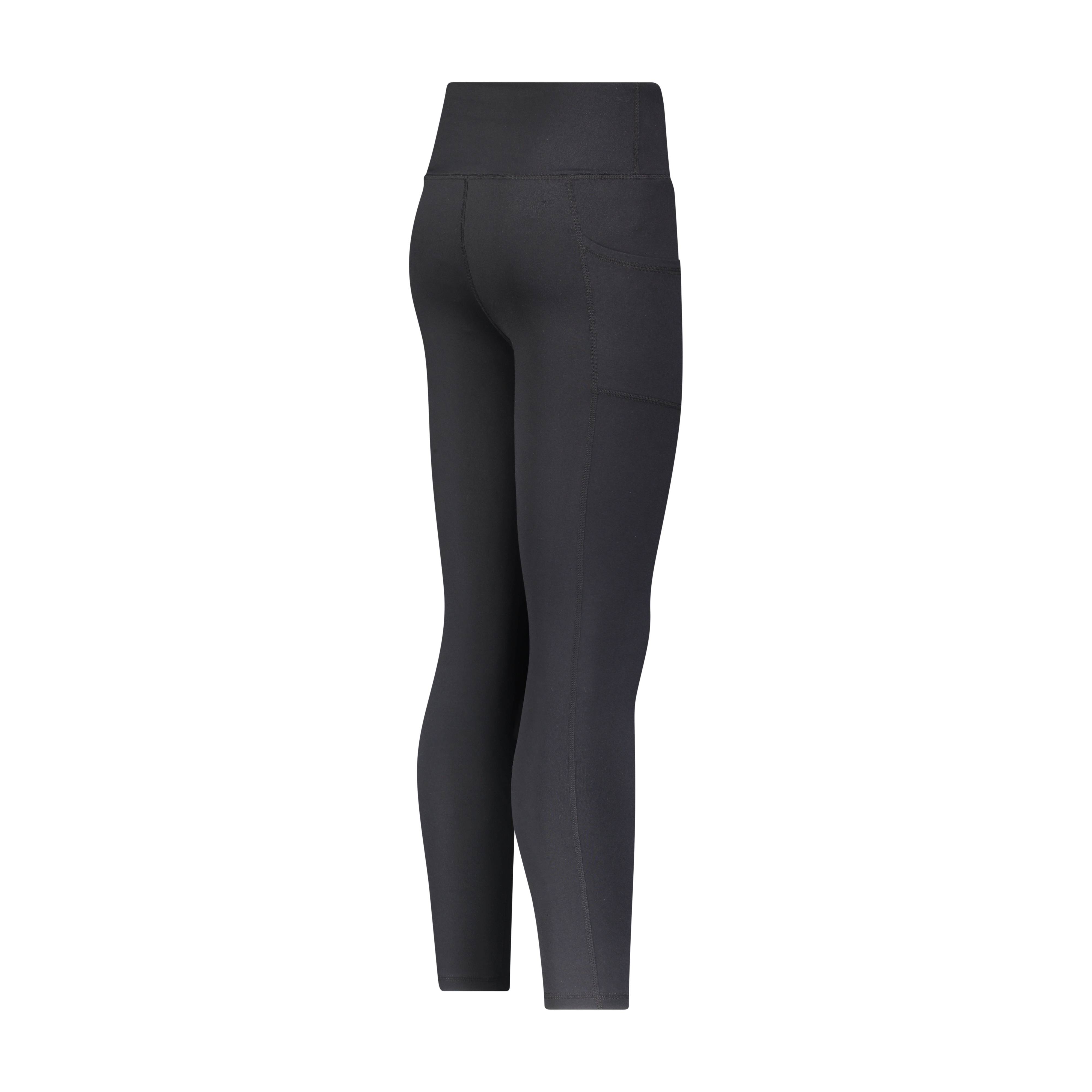 Lumana Leakproof Yoga Pant Leggings, 22 Inseam, Black, 3X, Single