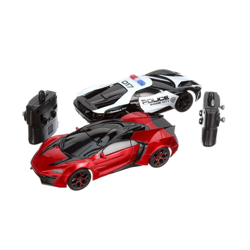 Jada Toys - HyperChargers 1:16 Scale Battle Machine RC Twin Pack