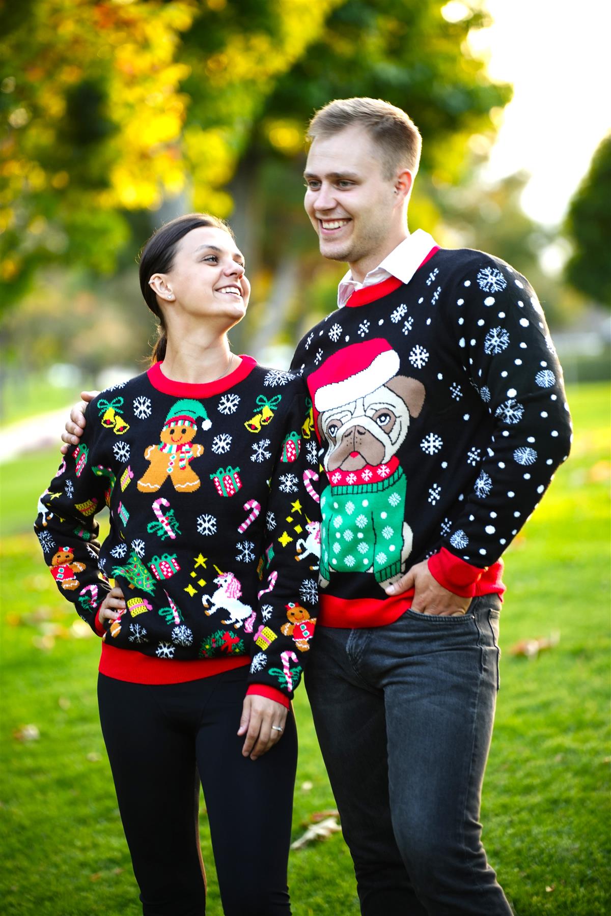 thumbnail video image 2 of SOCAL LOOK Youth Ugly Christmas Sweater-Cute Holiday Pullover for Teens Big Boys & Girls 17/18 Years, 2 of 12