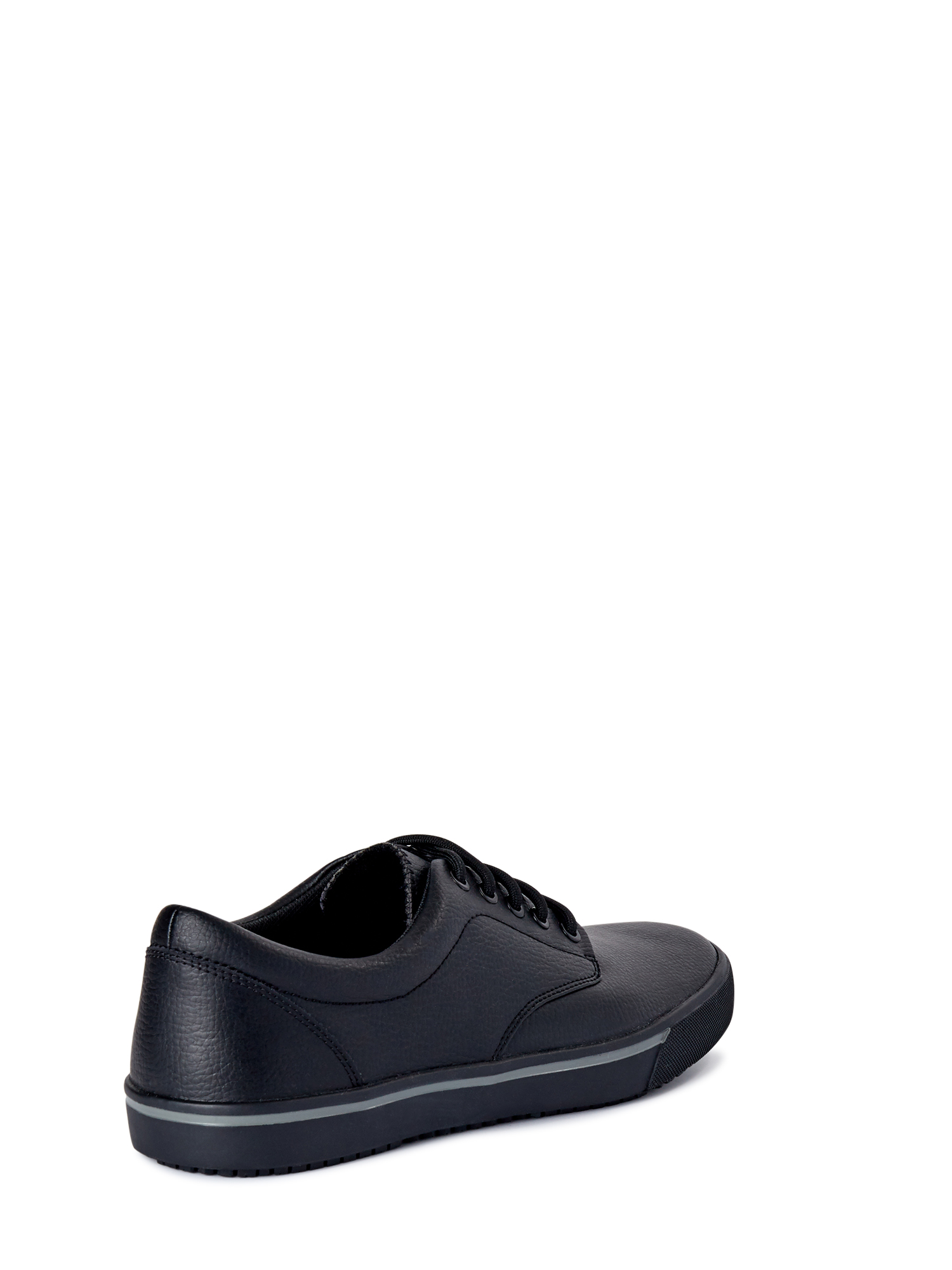 Black non slip men's shoes clearance walmart