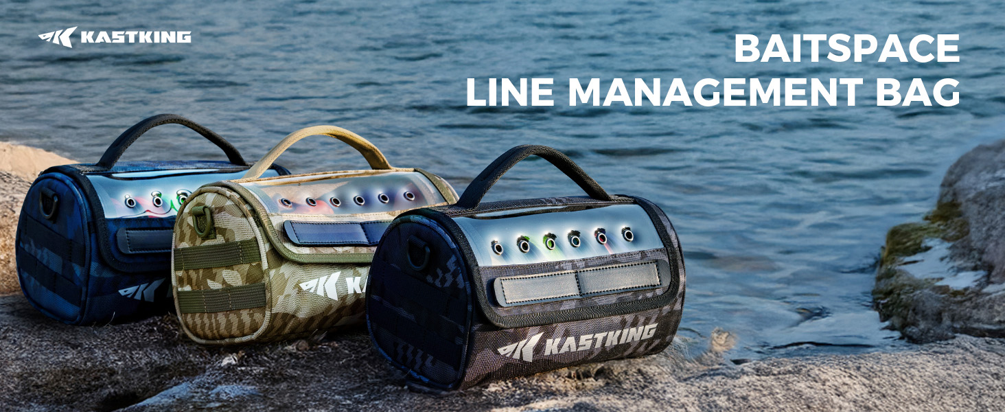 thumbnail video image 2 of KastKing Line Management Bag, Fishing Line Storage Bag-BaitSpace, 2 of 10