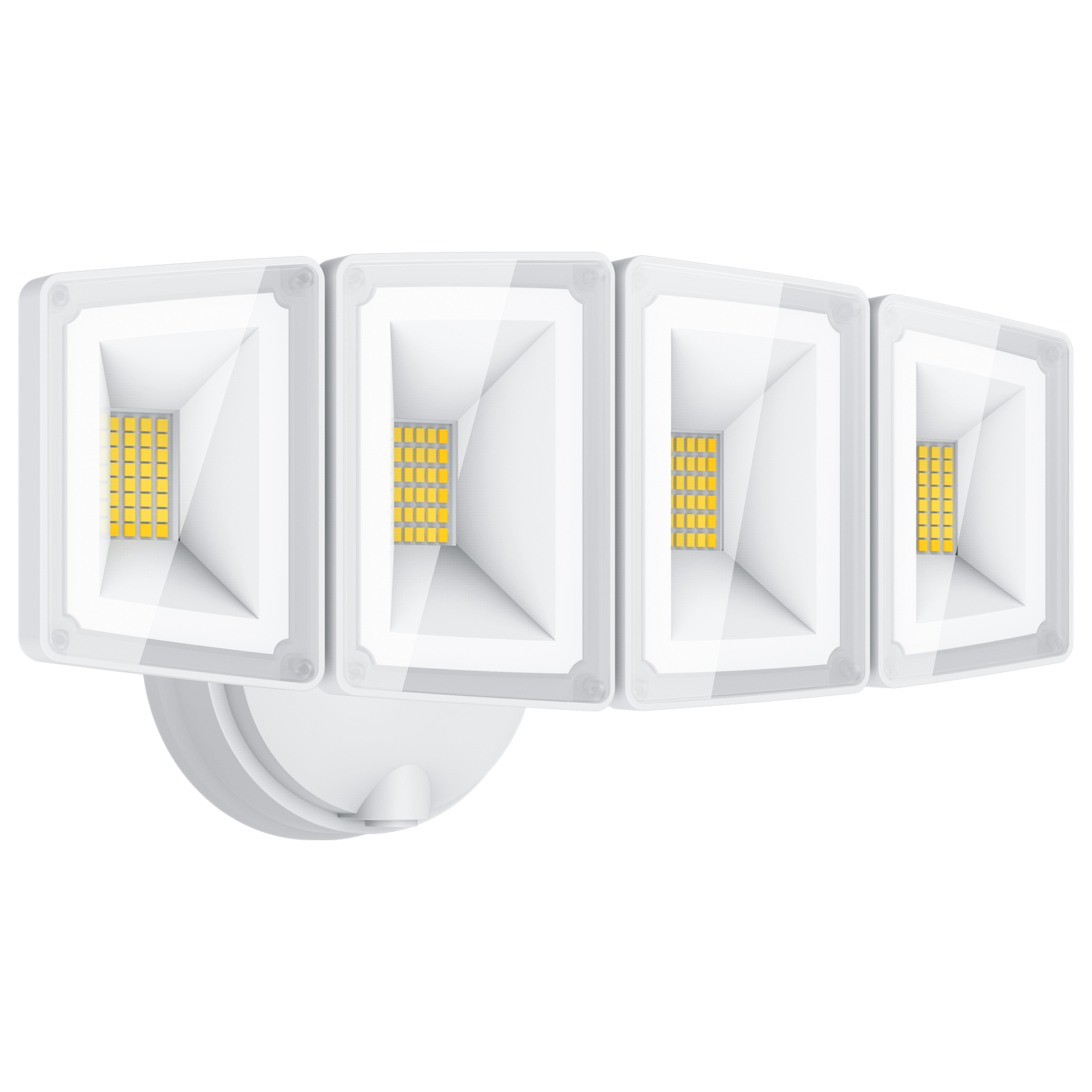 thumbnail video image 2 of USTELLAR 100W LED Flood Light Outdoor, 10000LM 5000K Super Bright Flood Lights Outdoor, Exterior Security Light, Switch Controlled Flood Light Hardwired For Eave, Backyard 2 Packs, 2 of 10