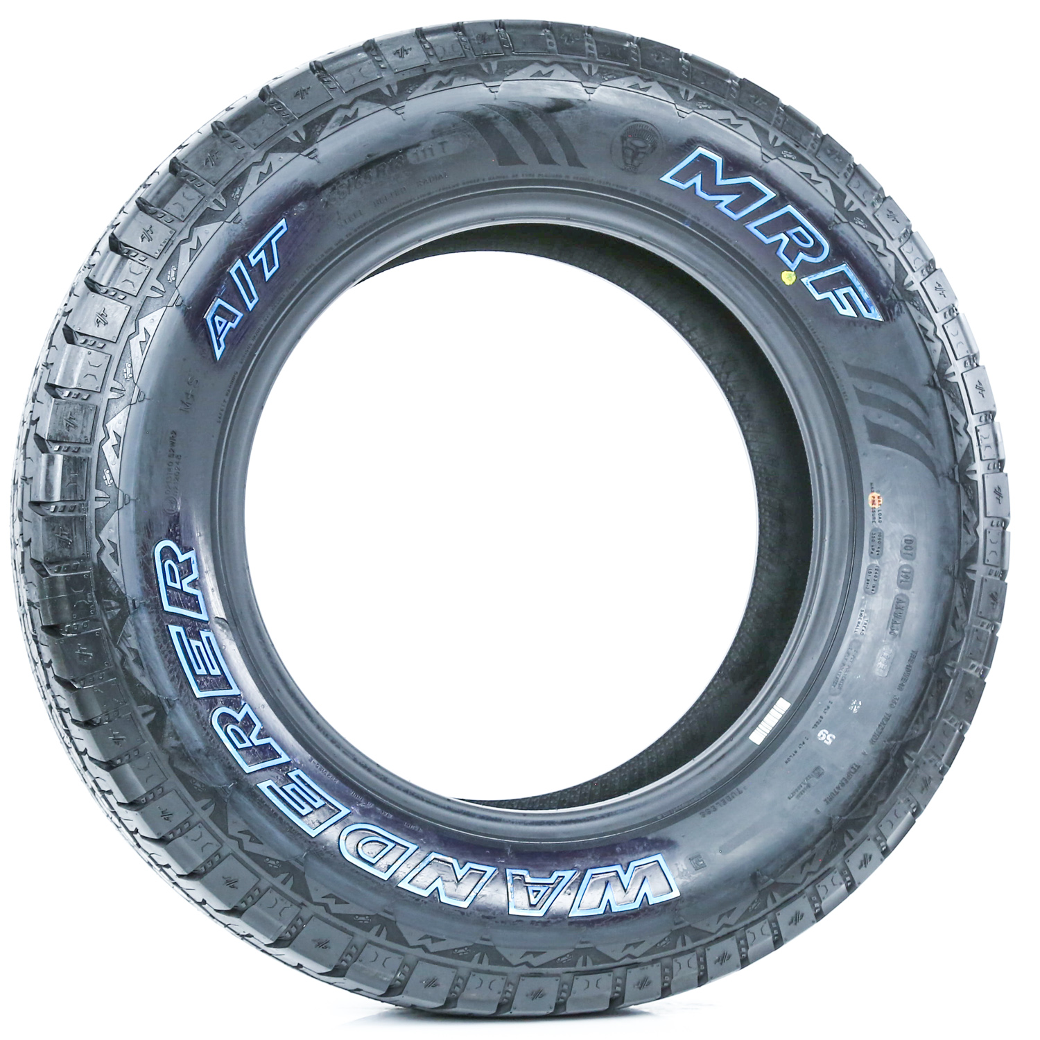 Tire MRF Wanderer A/T 255/65R18 111T AT All Terrain Fits: 2020-23