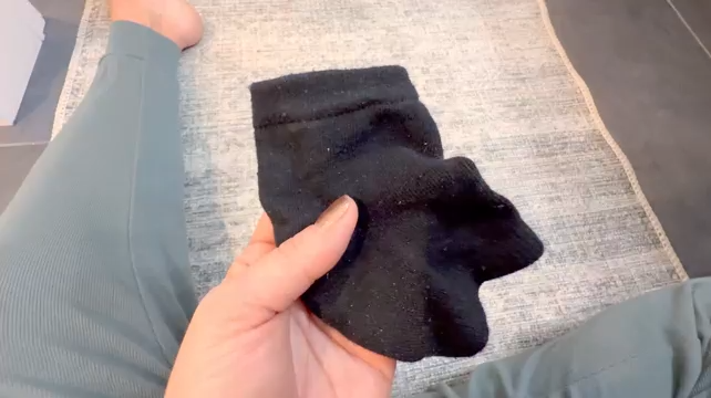 thumbnail video image 2 of ZenToes Moisturizing Heel Socks for Women – 2 Pairs Gel Lined Toeless Spa Socks to Heal and Treat Dry, Cracked Heels While You Sleep (Cotton, Gray), 2 of 9