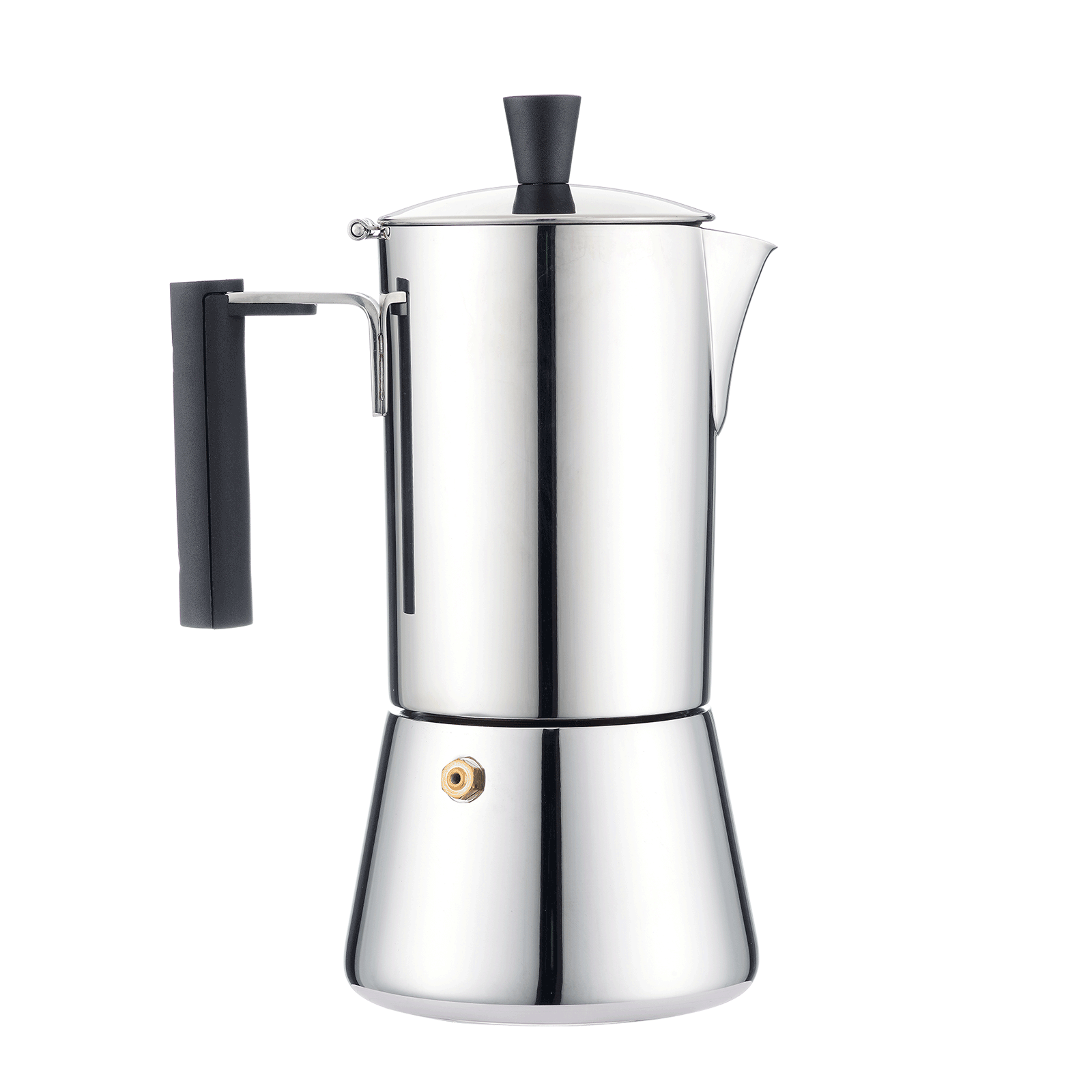 Easyworkz Pedro Stovetop Espresso Maker 6cup 300ml Stainless Steel Italian Coffee Machine Maker Moka Pot Induction Espresso Pot