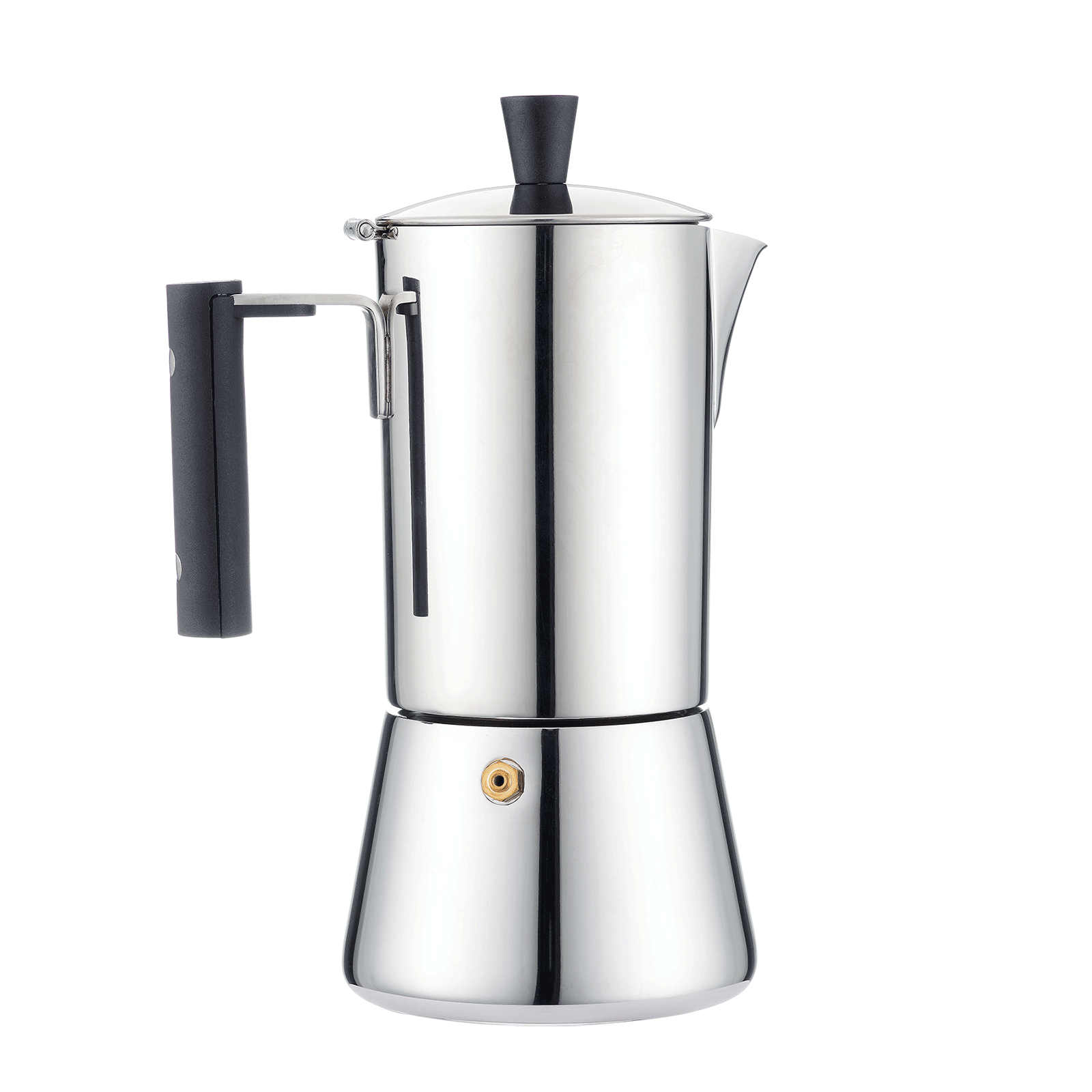 Mind Reader Silver Stove Top Espresso Coffee Maker