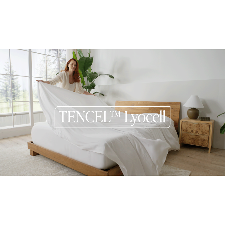 Queen Size Indigo Blue Tencel Sheet Set – Eco-Friendly, Moisture-Wicking, Super Soft Bedding