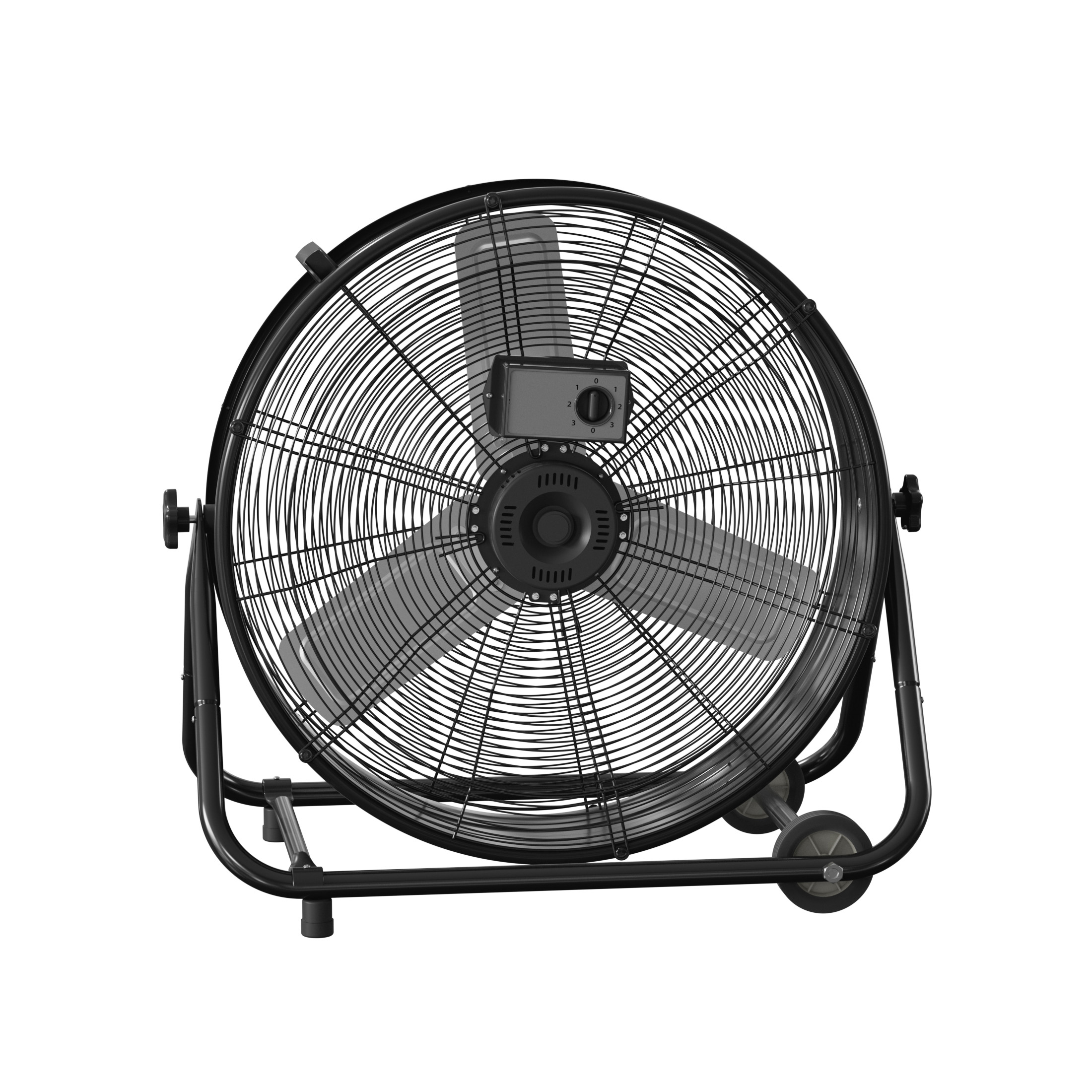 Mollie 25 Inch Industrial High Velocity Floor Drum Fan With 3