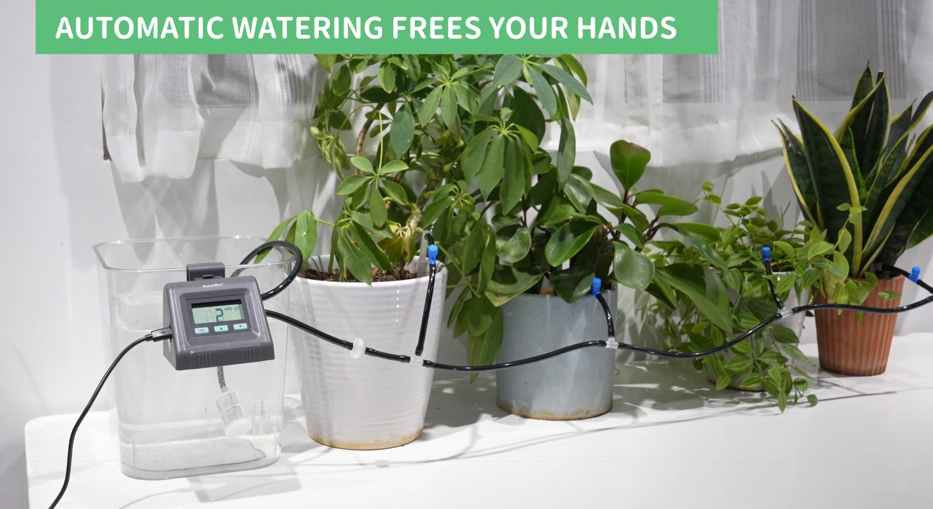 RainPoint Automatic Watering System for Potted Plants Adjustable DIY ...