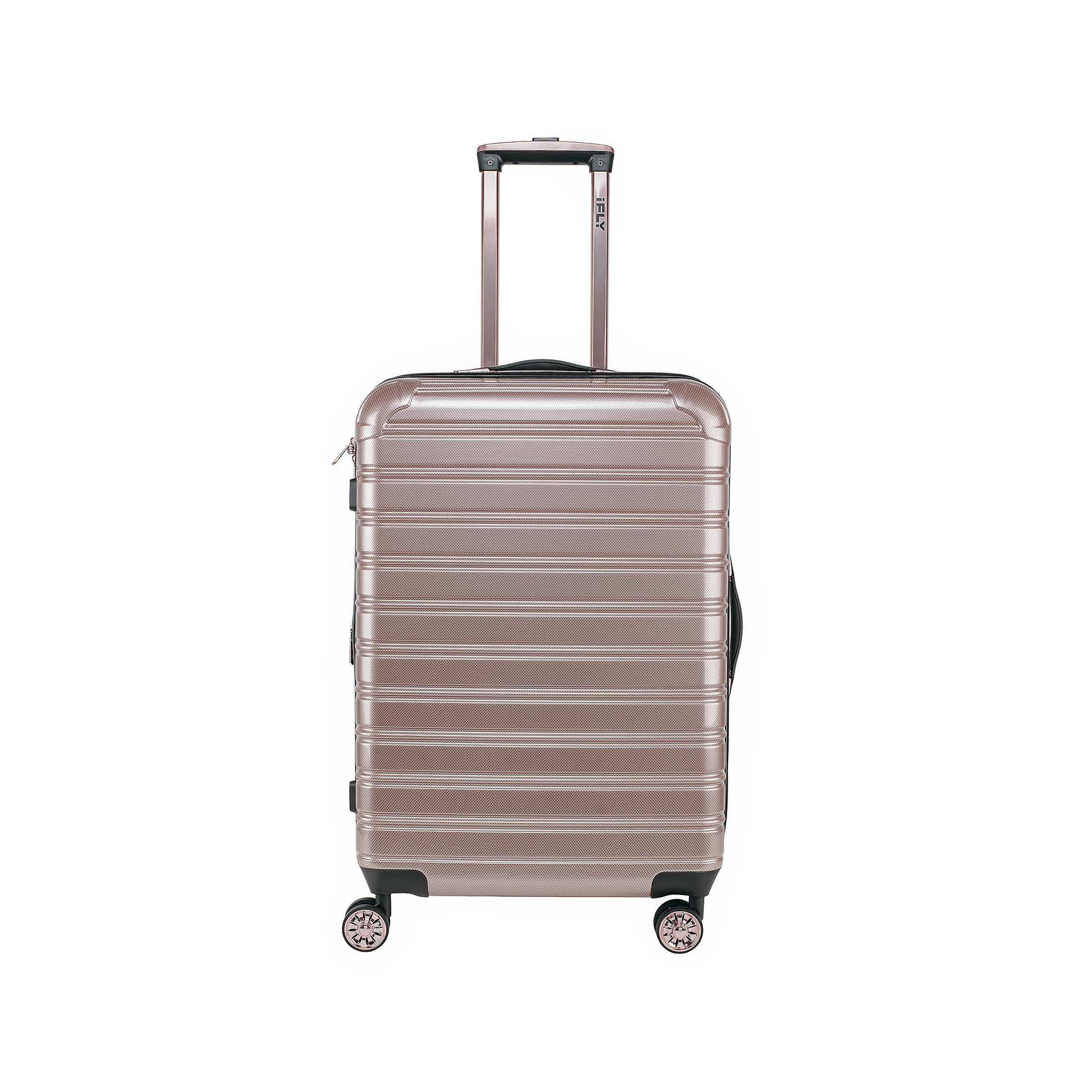 walmart rose gold suitcase