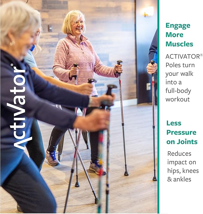 thumbnail video image 2 of Urban Poling 4Life Walking/Hiking/Trekking Poles, 2 of 10