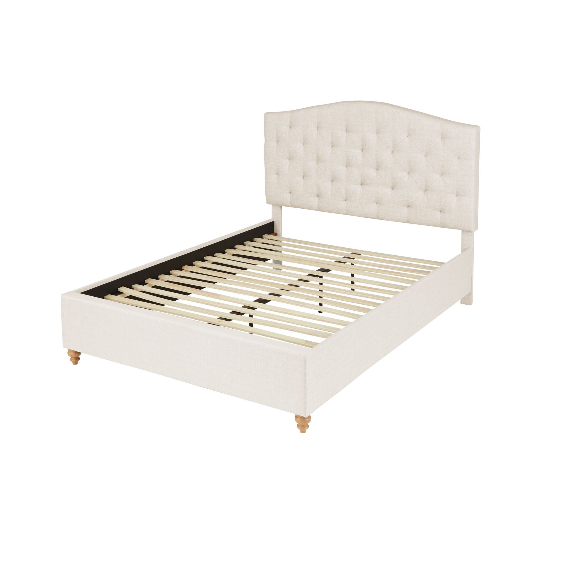 Delahunt tufted arch upholstered platform deals bed