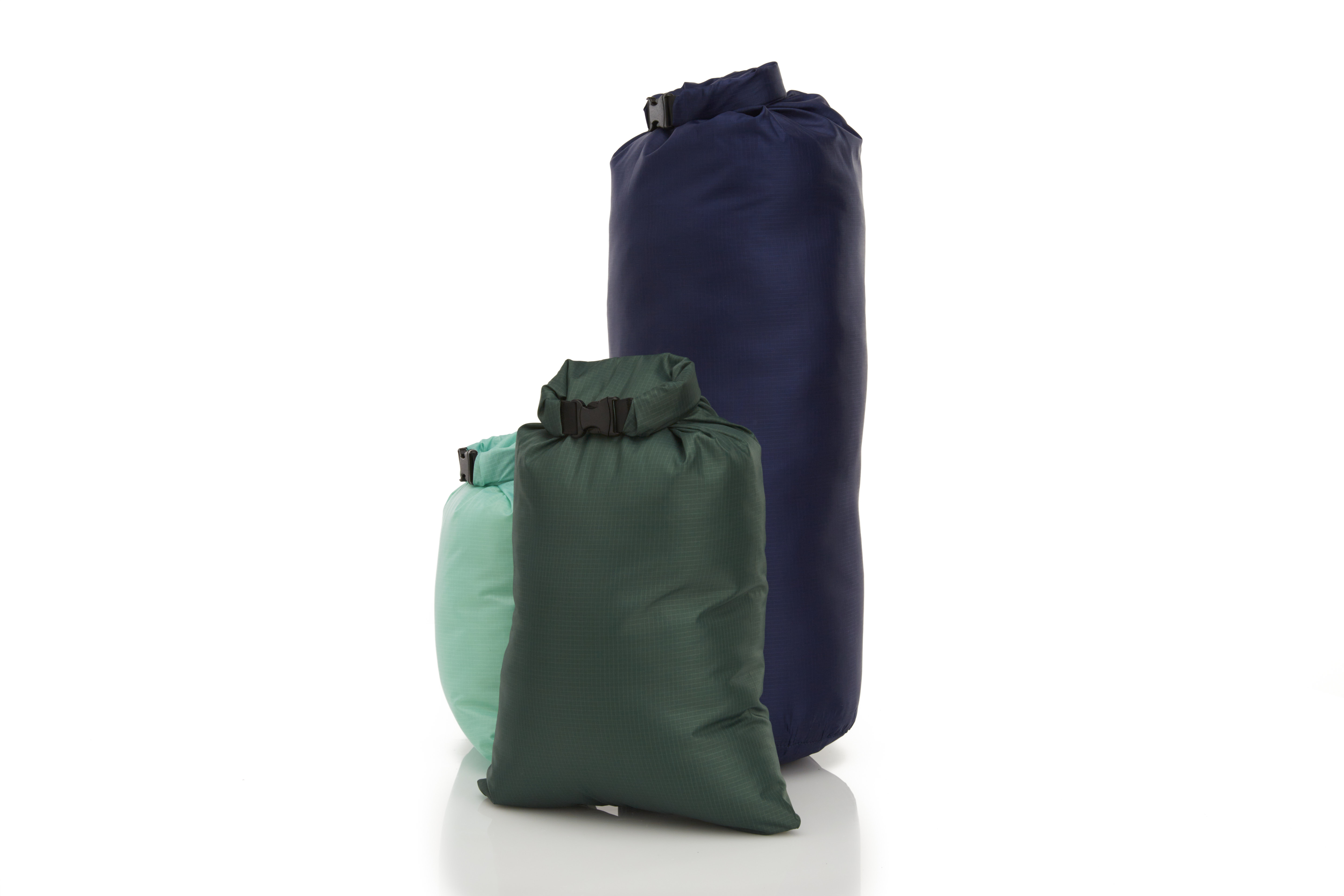 Outdoor Products Ultimate Dry Sacks, 3 Pack, Weather Resistant Dry