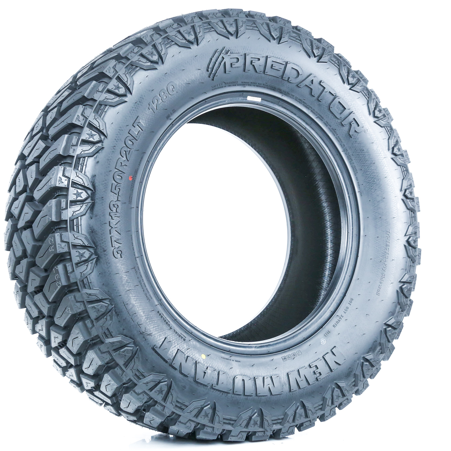 Predator New Mutant X-MT 37X13.50R20 128Q F 12 Ply m/t mud Light