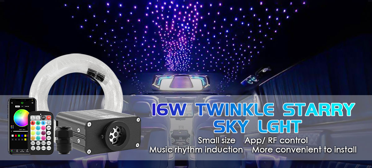 10W Twinkle Starlight Headliner Kit, Fiber Optic Starlight Kit For Car – Starlight Headliner - View #4