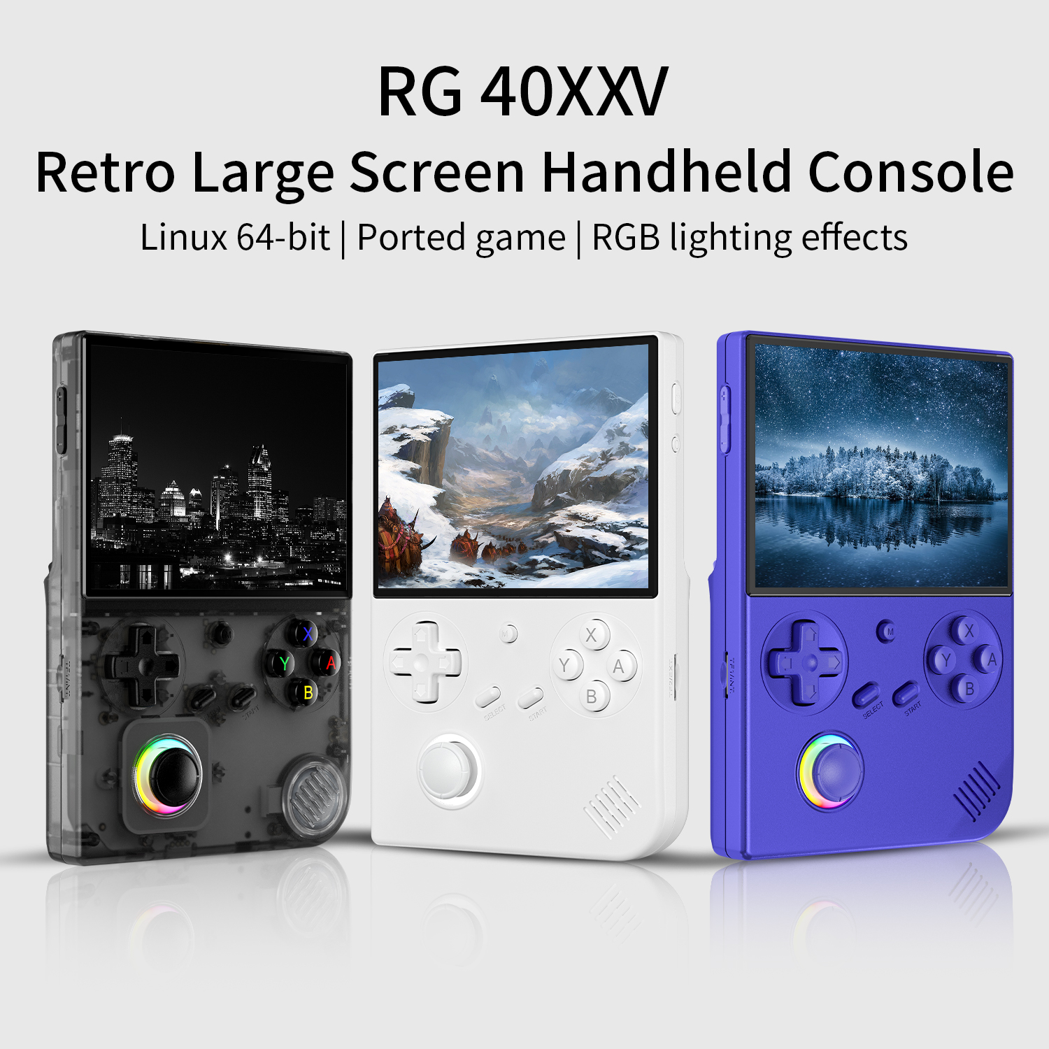Anbernic RG40XXV Handheld Game Console,64GB,3200mAh Battery,Linux