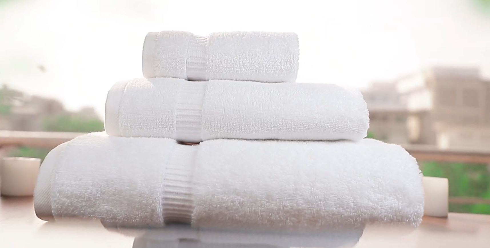 thumbnail video image 2 of belem Extra Luxury 120 Hand Towels Bulk (16x30) - Save $149 in Bulk Hand Towels - 120 Pieces Wholesale / 10 Dozen Pack - Salon White Towels Bulk, Spa Towel…, 2 of 8