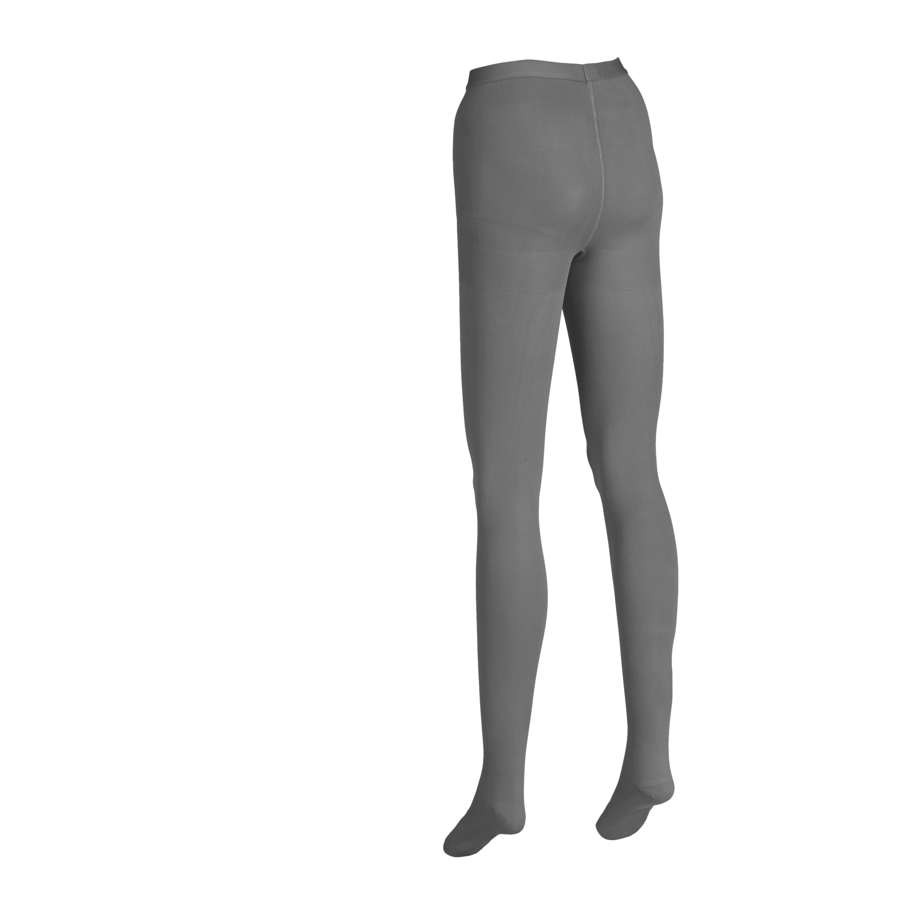 Womens Toeless Compression Tights 20-30mmHg for Circulation - Gray