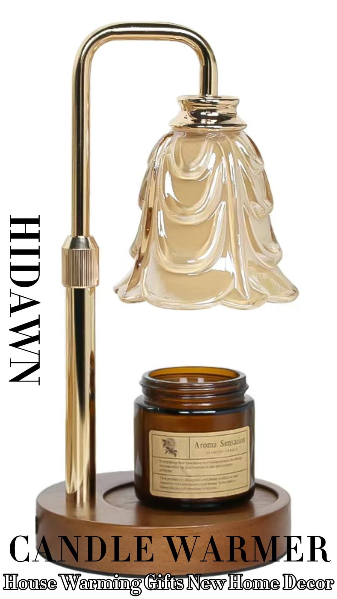 thumbnail video image 2 of HIDAWN Candle Warmer Lamp with Timer Dimmable,Adjustable Height,Wax Melt Warmer for Jar Candles with 2 Bulbs,Birthday Gifts for Women Mom, House Warming Gifts New Home Decor（Candles Not Included）, 2 of 10