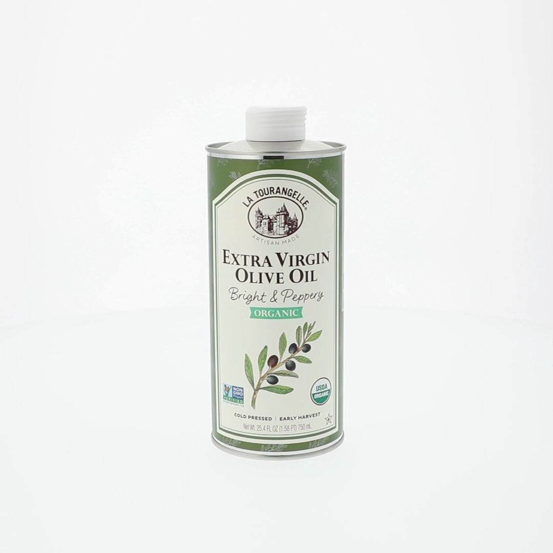 La Tourangelle Organic Extra Virgin Olive Oil, 25.4 fl oz (750 ml