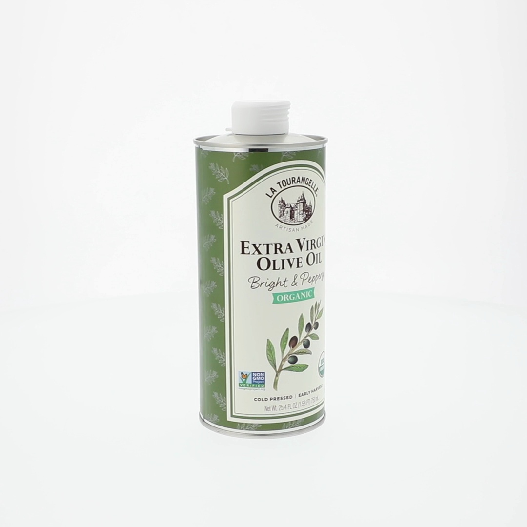 La Tourangelle Organic Extra Virgin Olive Oil, 25.4 fl oz (750 ml