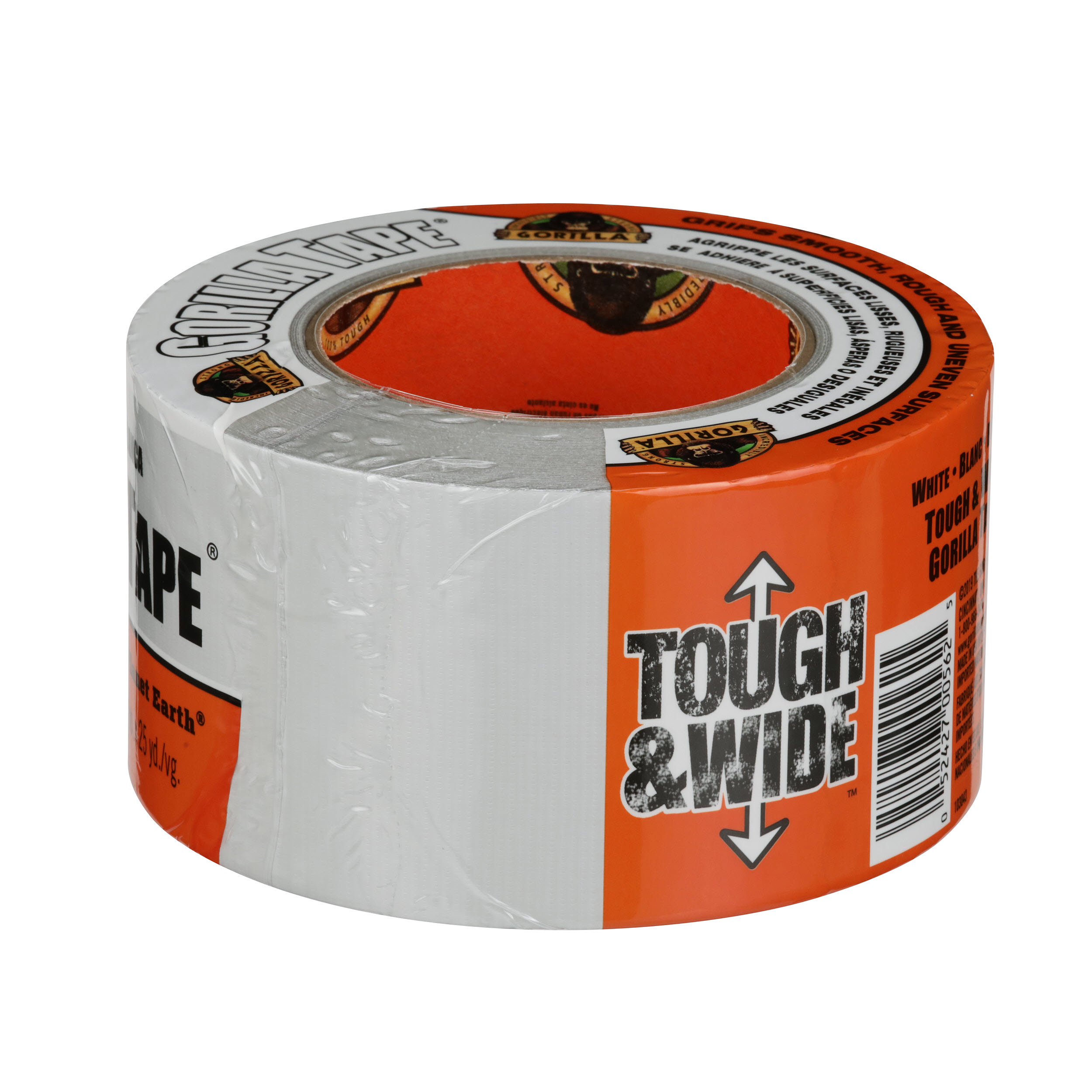 Duct Tape, White (2 inch ×55YARD) Waterproof Tape Cloth no Residue, Hand  Torn, R