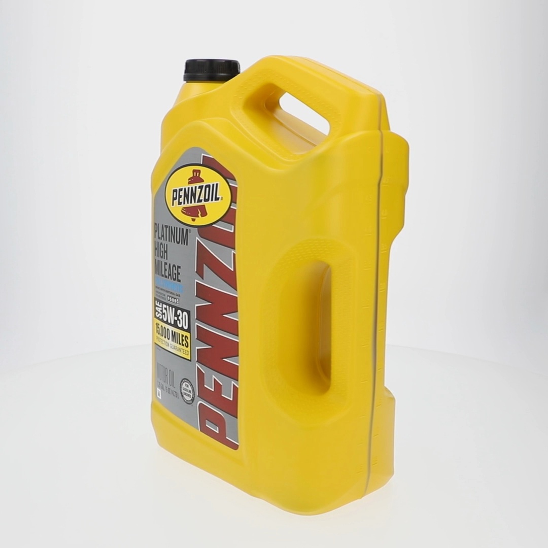 6 pack) Pennzoil Platinum High Mileage Full Synthetic 5W-30 Motor