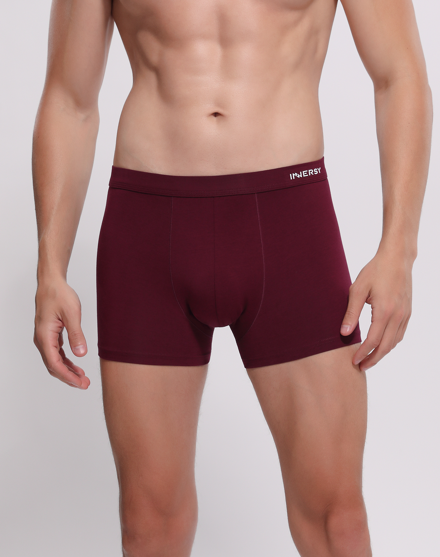 thumbnail video image 2 of INNERSY Men's Boxer Briefs Soft Comfy Underwear for Men with Pouch 4-Pack(M,Dark Vintage), 2 of 7