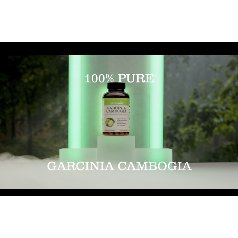 NatureWise Garcinia Cambogia 60% HCA Vegan Capsules for Weight