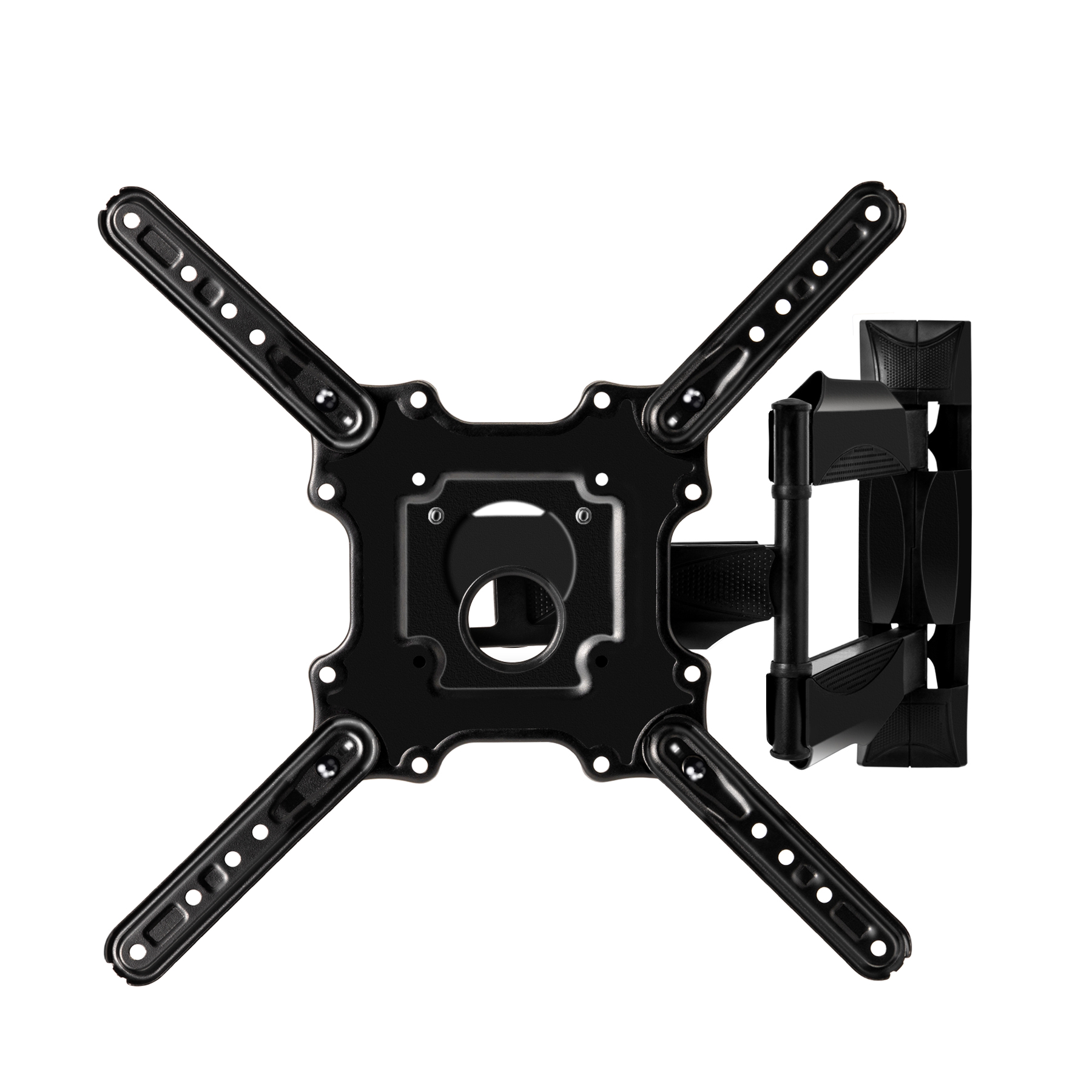 thumbnail video image 2 of LAFLAURENT Full Motion TV Wall Mount with Swivel Arm for 32" 40" 43" 50" 55" 60" Inch Flat Screen TVs, Tilt, Extend, Heavy-Duty Articulating Bracket, VESA 400x400, Holds up to 77 lbs, 2 of 12