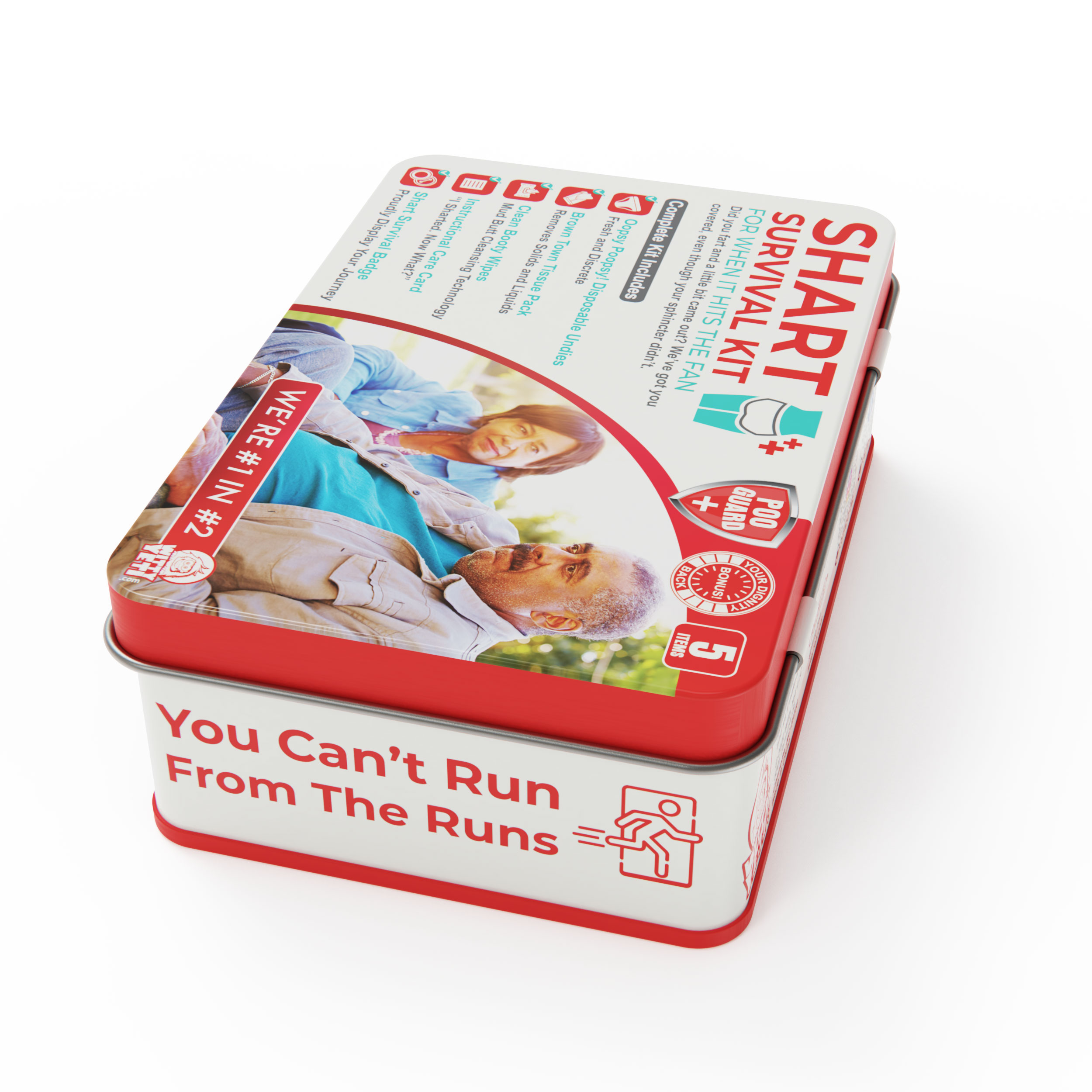 Witty Yeti 13x10x 3.5 Durable Cardboard Human Cone Prank Gift Box