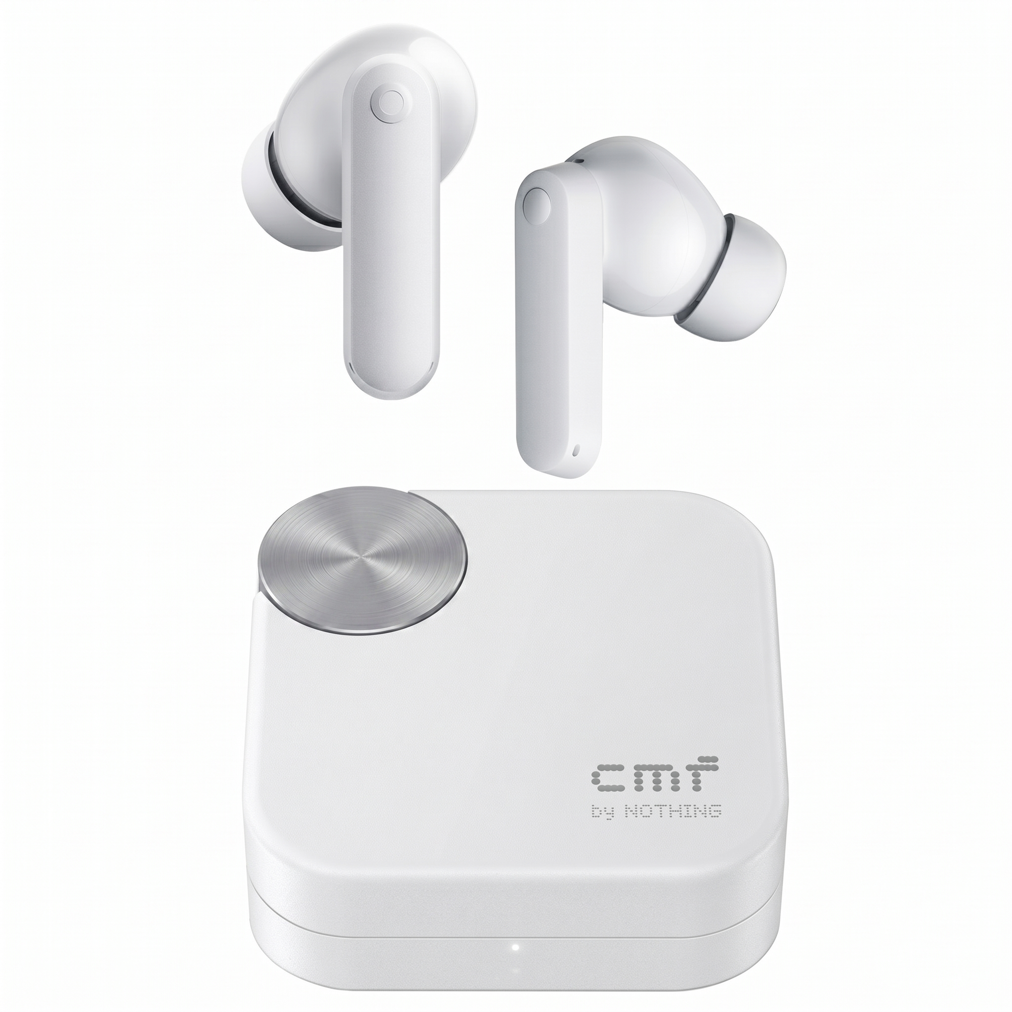 thumbnail video image 2 of CMF Buds 2a Wireless Earbuds Active Noise Cancelling 42dB Hybrid ANC Bluetooth Headphones, 12.4mm Dynamic Driver for Big Bass, 4 Mic Clear Call, Sport Ear Buds for iPhone, Android, Light Grey, 2 of 13