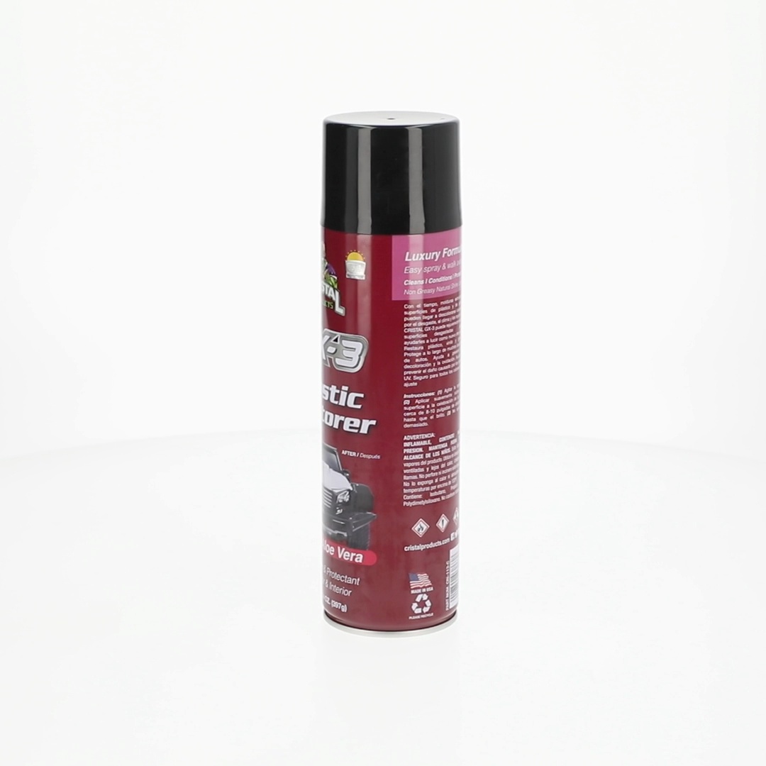 Cristal Products Plastic Restorer for Automotive Trim Bumpers