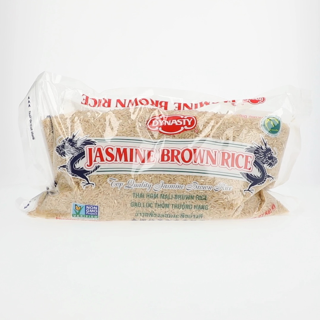Dynasty, Non-GMO Gluten-Free Jasmine Brown Rice, 5 lb - Walmart.com