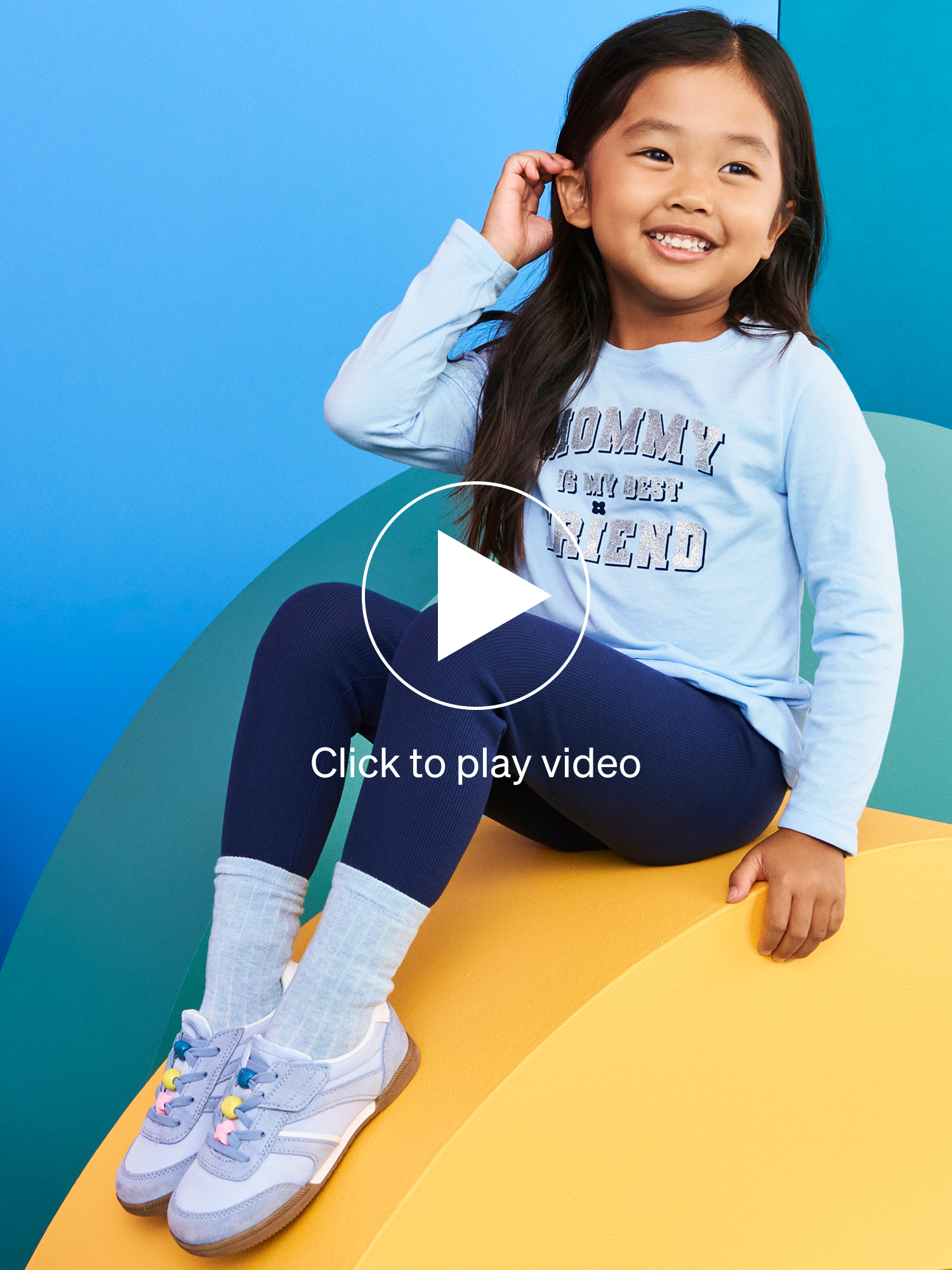 thumbnail video image 2 of Garanimals Baby & Toddler Girl Long Sleeve Shirts, Single & 3-Pack, Sizes 0-6T, 2 of 9