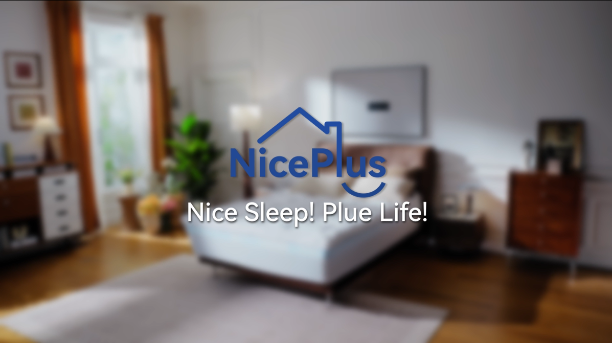 thumbnail video image 2 of King Size Dual Layer 4 Inch Memory Foam Mattress Topper, 2 Inch Fluffy Soft Pillow Top Mattress Pad Cover and 2 Inch Gel Memory Foam for Back Pain Relief, Breathable, Cooling, 2 of 10