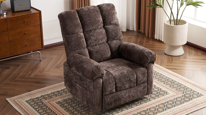 thumbnail video image 2 of Rhevoy Power Lift Recliner with Massage, Heat, and USB for Adults, Gray Faux Leather Lift Chair, 2 of 9