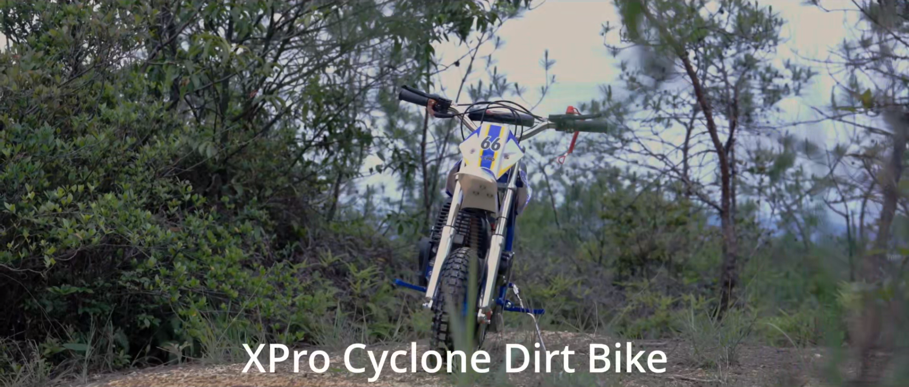 thumbnail video image 2 of X-Pro Brand New Cyclone 40cc Gas Pit Dirt Bike, 4 Stroke Mini Bicycle for Kids with Pull Start, 2 of 7