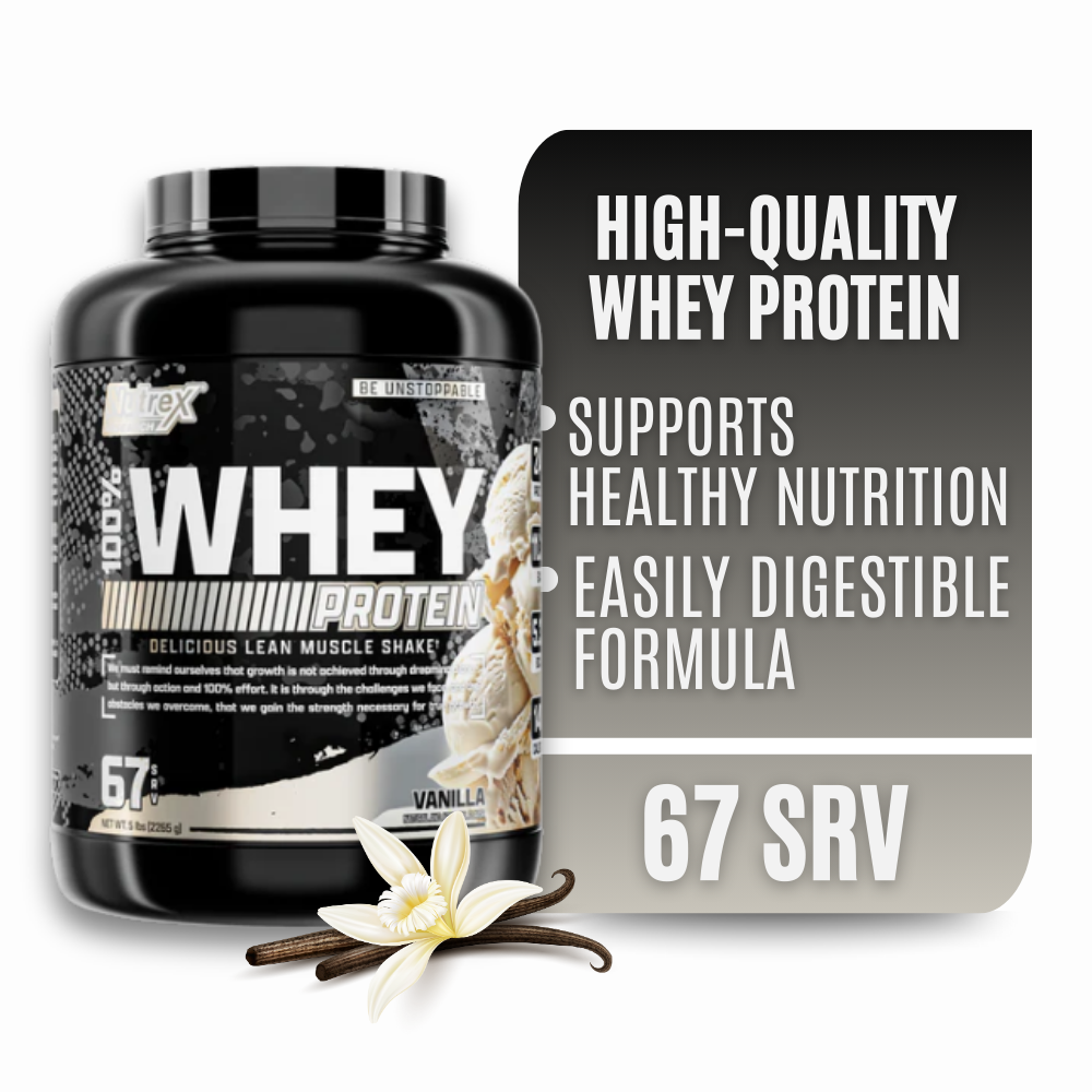thumbnail video image 2 of Nutrex Research 100% Whey Protein Powder Concentrate and Isolate Vanilla 5lb, 2 of 7