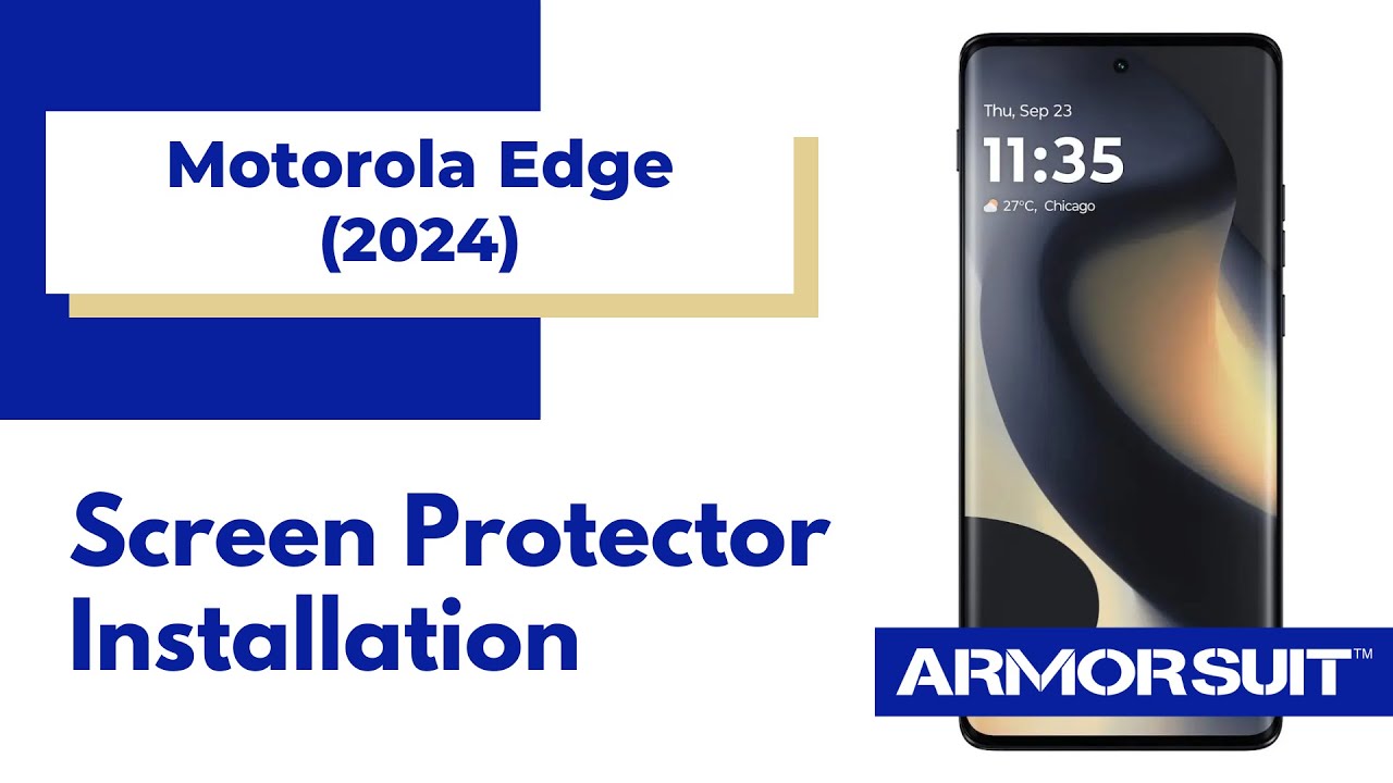 thumbnail video image 2 of ArmorSuit 2 Pack Paper-Feel Texture Screen Protector for Motorola Edge (2024) Case Friendly MilitaryShield Matte Film - Made in USA, 2 of 7