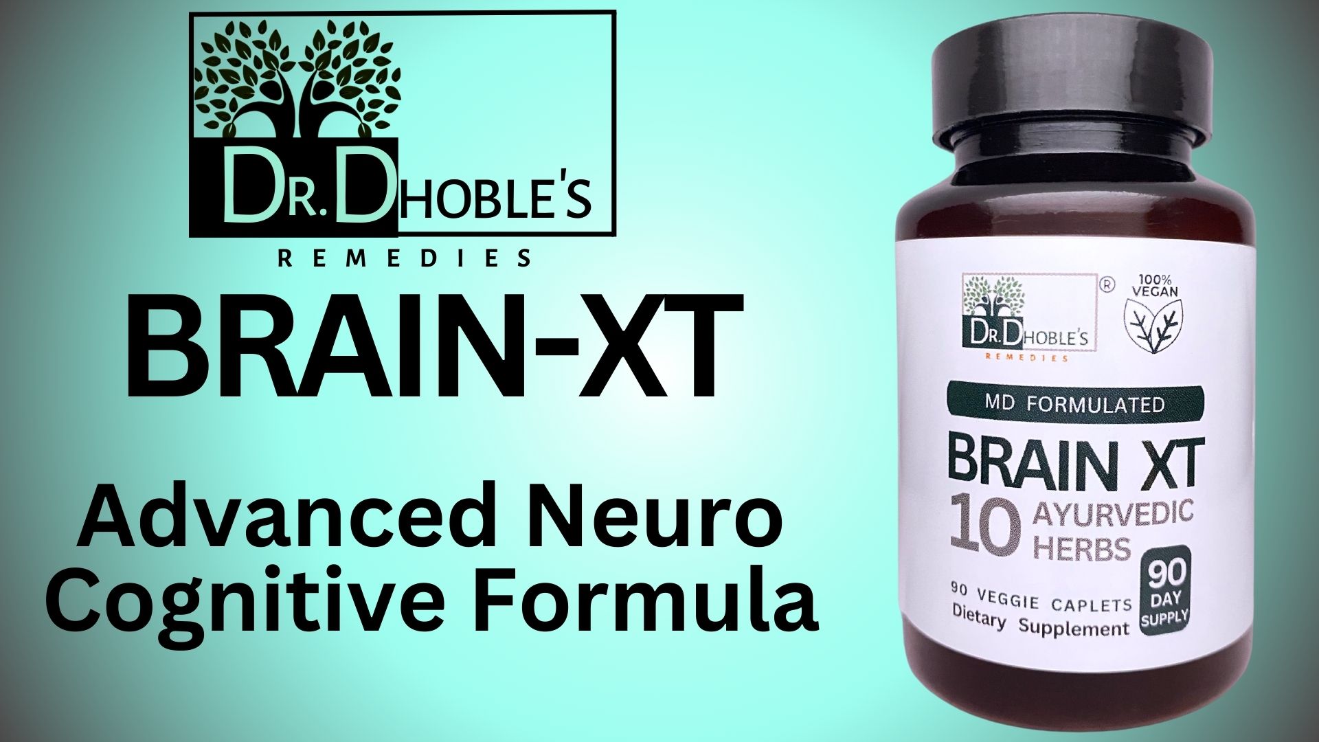 thumbnail video image 2 of Brain Health Supplements for Memory and Focus – Brain XT, Vegan 90 Ct, 2 of 10