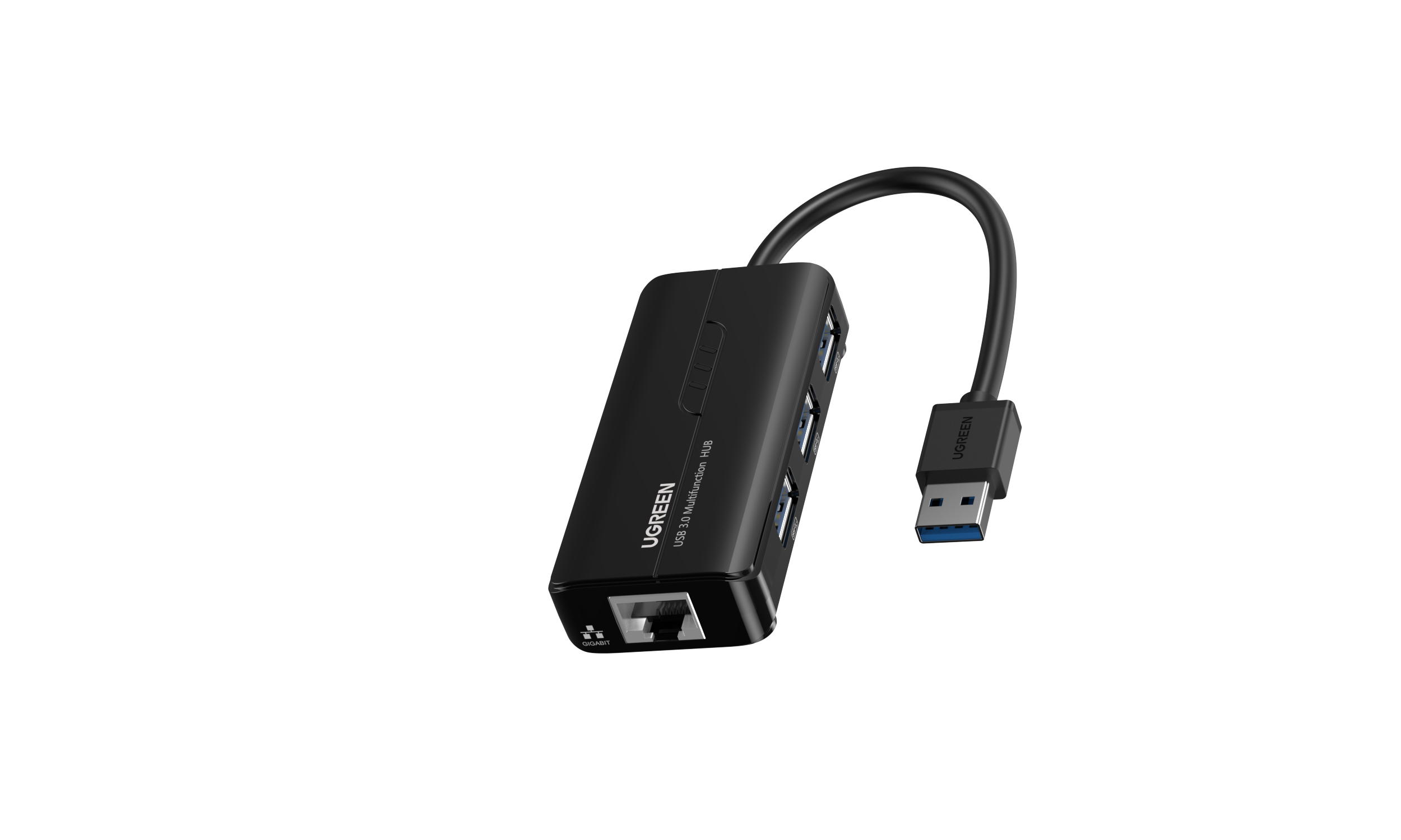 Adaptador Ugreen USB-A 4 en 1 RJ45/USB 3.0 (20265)