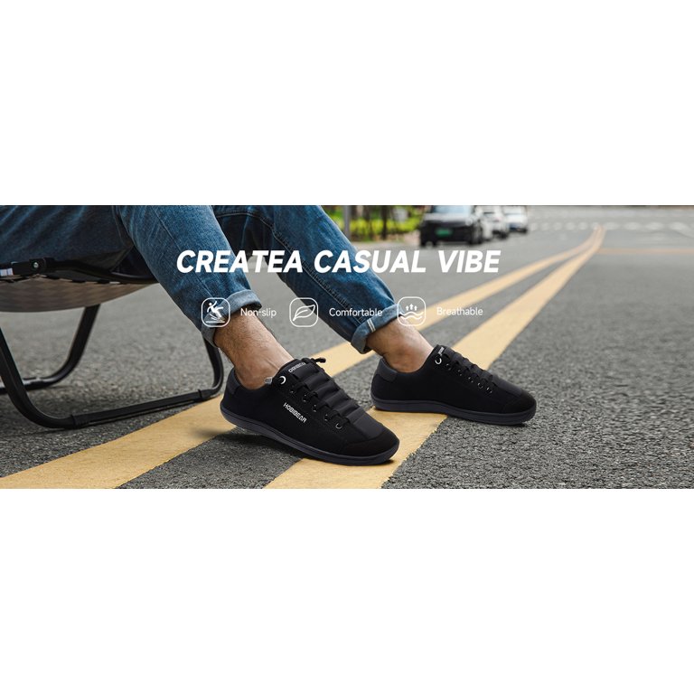 HOBIBEAR Sneakers Barefoot Unisex – Punta Larga, Zero Drop, Slip-on Leggere, Comode Per Camminare - 5