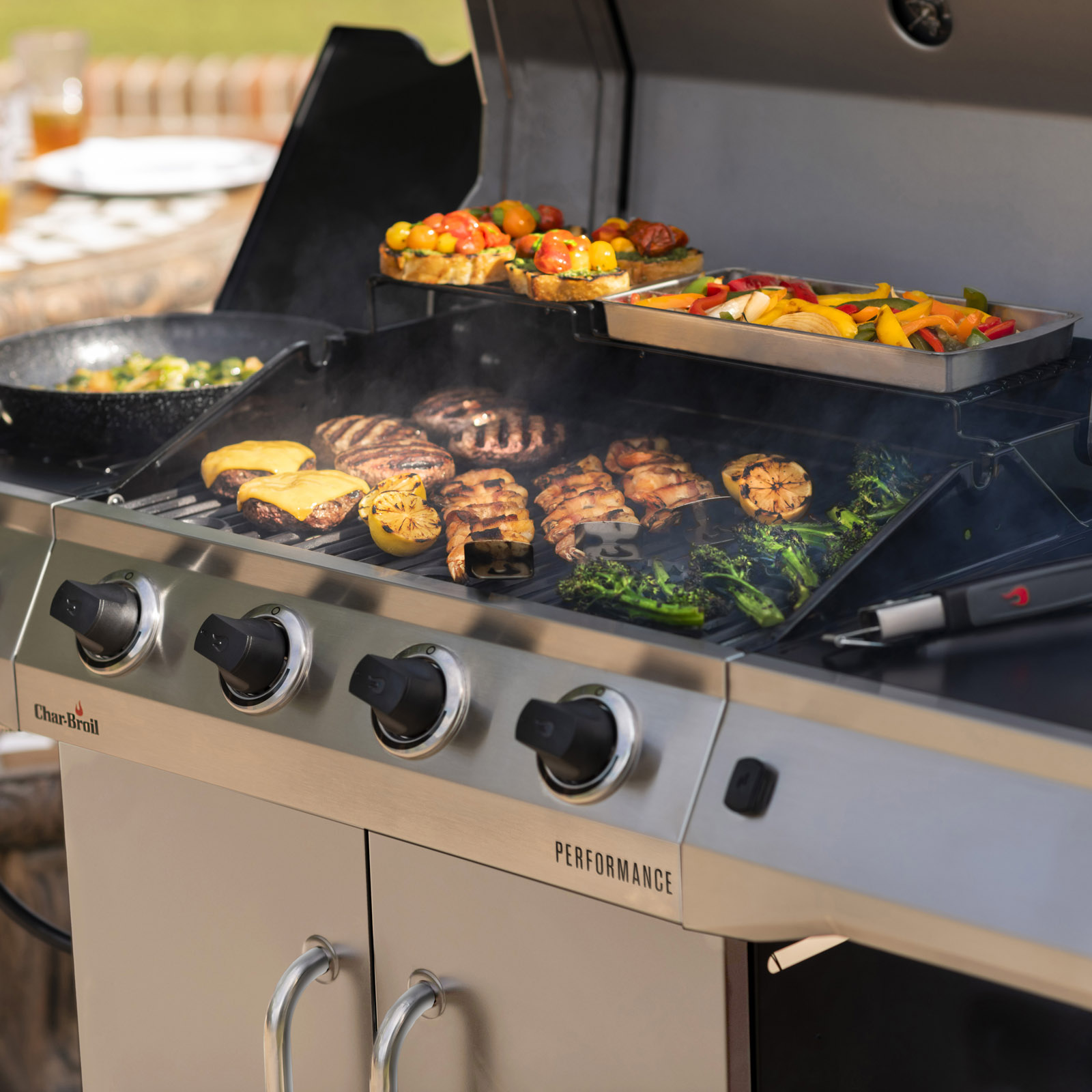 thumbnail video image 2 of Charbroil® Performance Series™ 4-Burner Gas Grill + Cover, 2 of 12