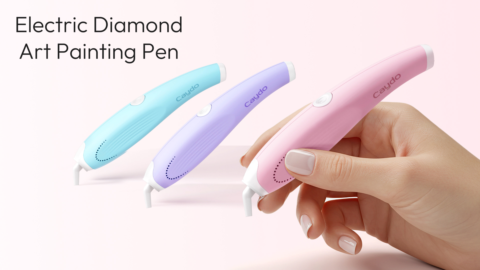 thumbnail video image 2 of Wired Electric Diamond Art Painting Pen (Plug-in Use), E-Painter for Diamond Art - Ergonomic Vacuum Tool with Multi-Tips, Diamond Art Accessories Tools for Setting Diamond Without Wax(Purple), 2 of 6